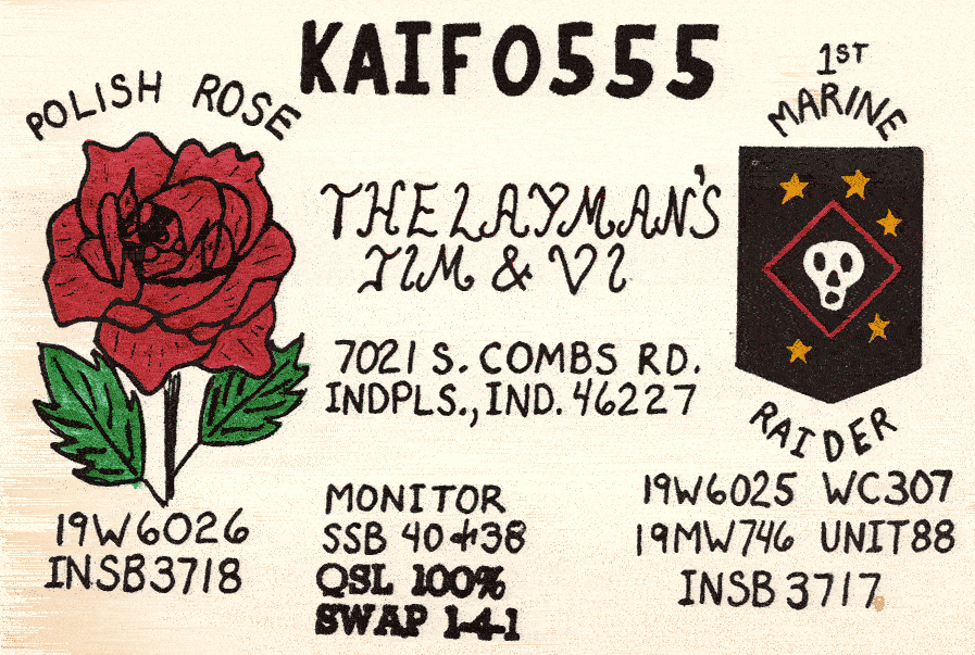 QSL card